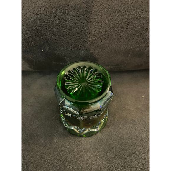 Imperial Amethyst Three In One Carnival Glass Toothpick Holder - Picture 4 of 4